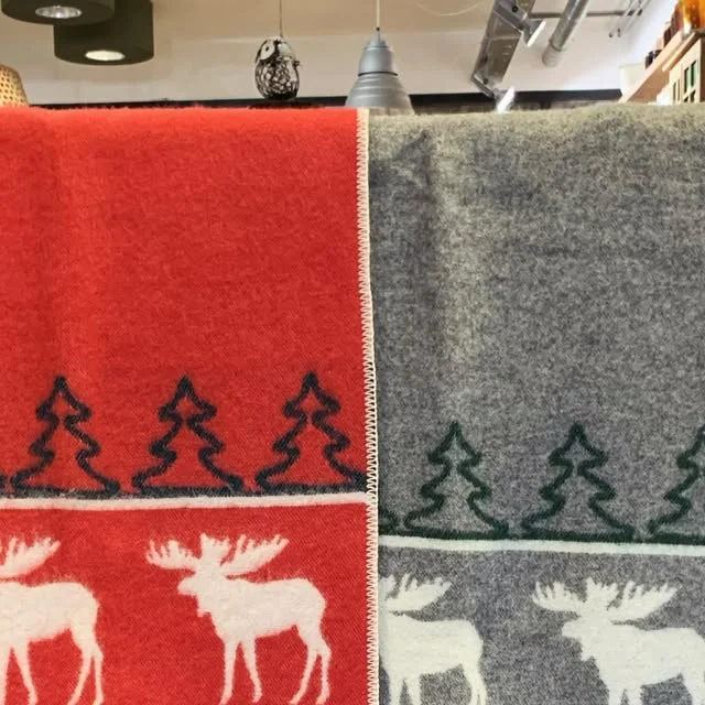 Wollen plaids & sjaals